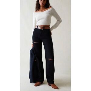 NWT PacSun Black Ripped '90s Boyfriend Jeans in Adriana size 28